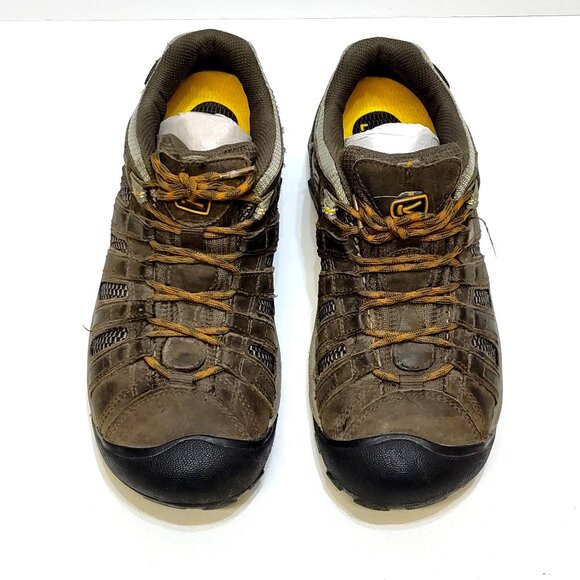 KEEN Voyageur Vented Hiking Shoes Men US 9M Leather Mesh Outdoor Water-Resistant - Picture 4 of 12